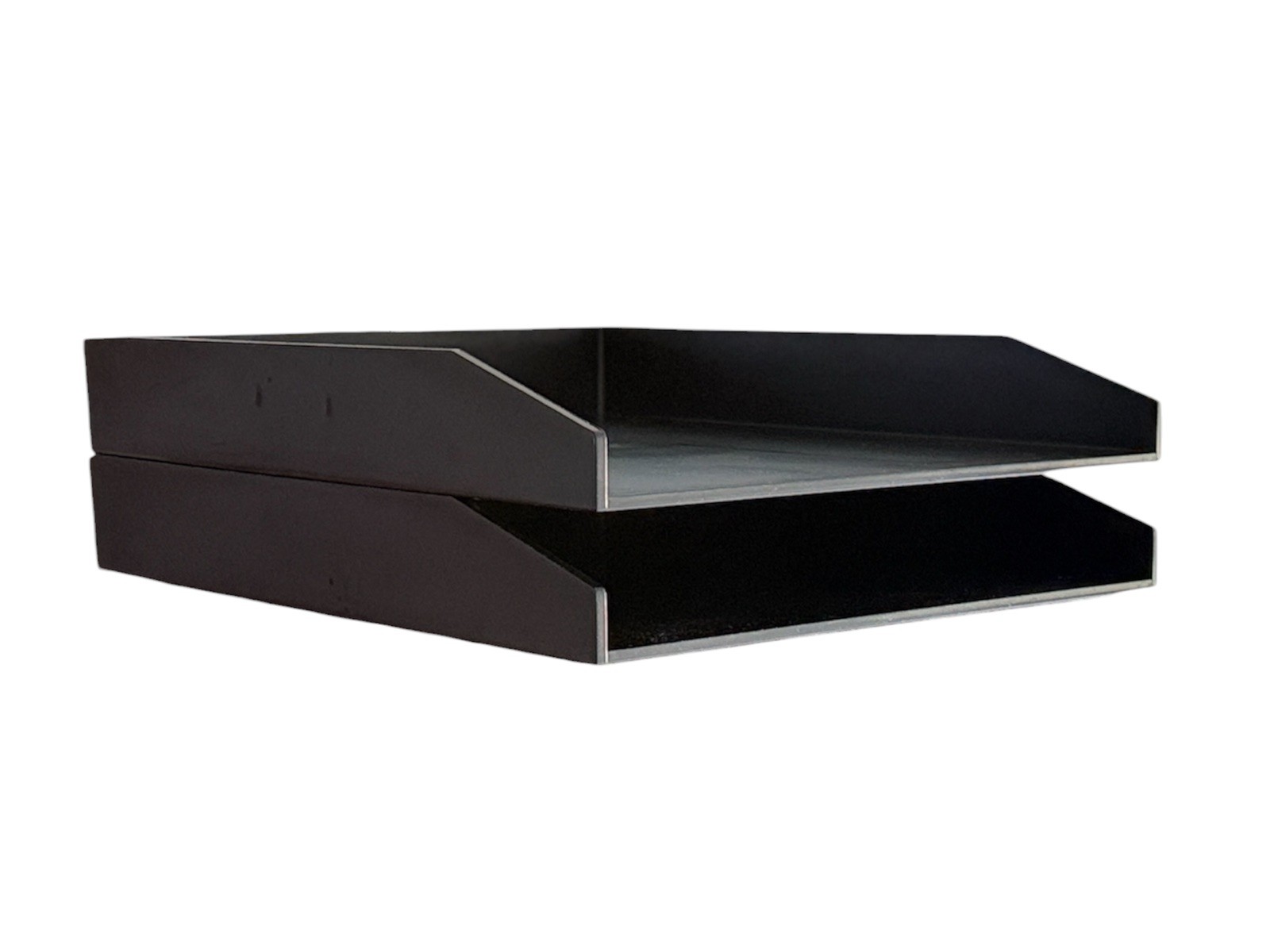 Rectangular Stackable Desk Organizer Office Letter Tray, File Storage, Paper Org