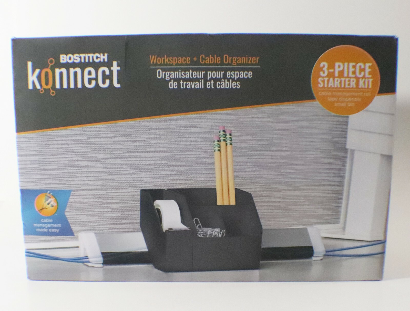 Professional Desk Organizers/Accessory Set Home/School/Business Bostich Konnect