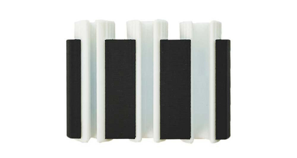 Tidy Lightweight Easy-To-Use Multi-Slot Sleek Minimalist Desktop Cable Organizer