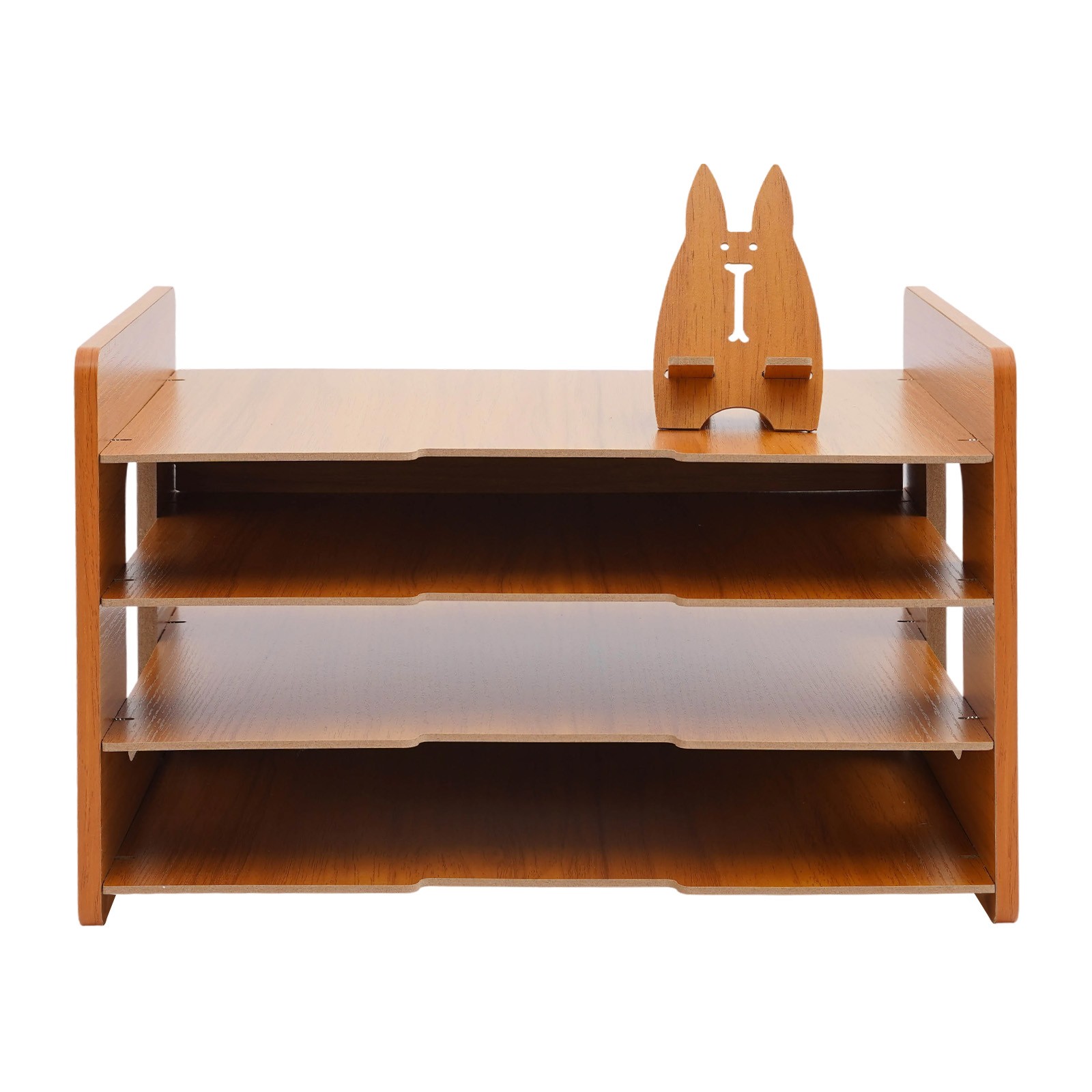 4-Tier Office Desk Organzier, Paper Organizer Mail Sorter, Desktop File Organize