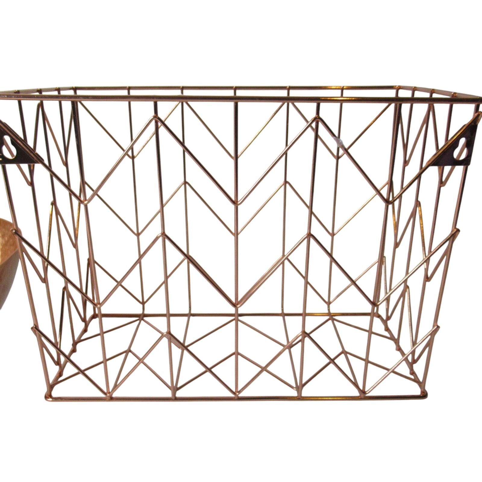 NEW Copper Bowl and Hanging File Desk Organizer Home Office Decor Lot of 2