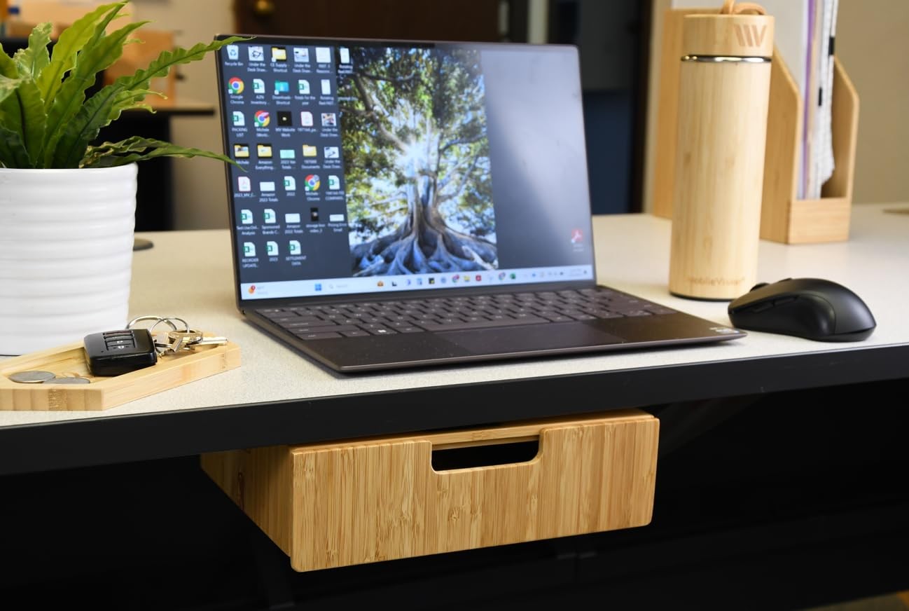 MobileVision Bamboo 9.5″ x 7.5″ x 2.5″ (outer), 1.25″ (inner), Drawer