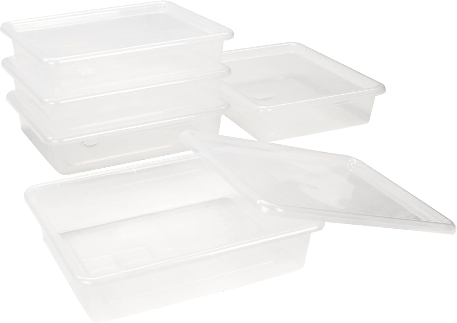 Letter Size Deep Storage Tray Organizer Bin Classroom Office & Home