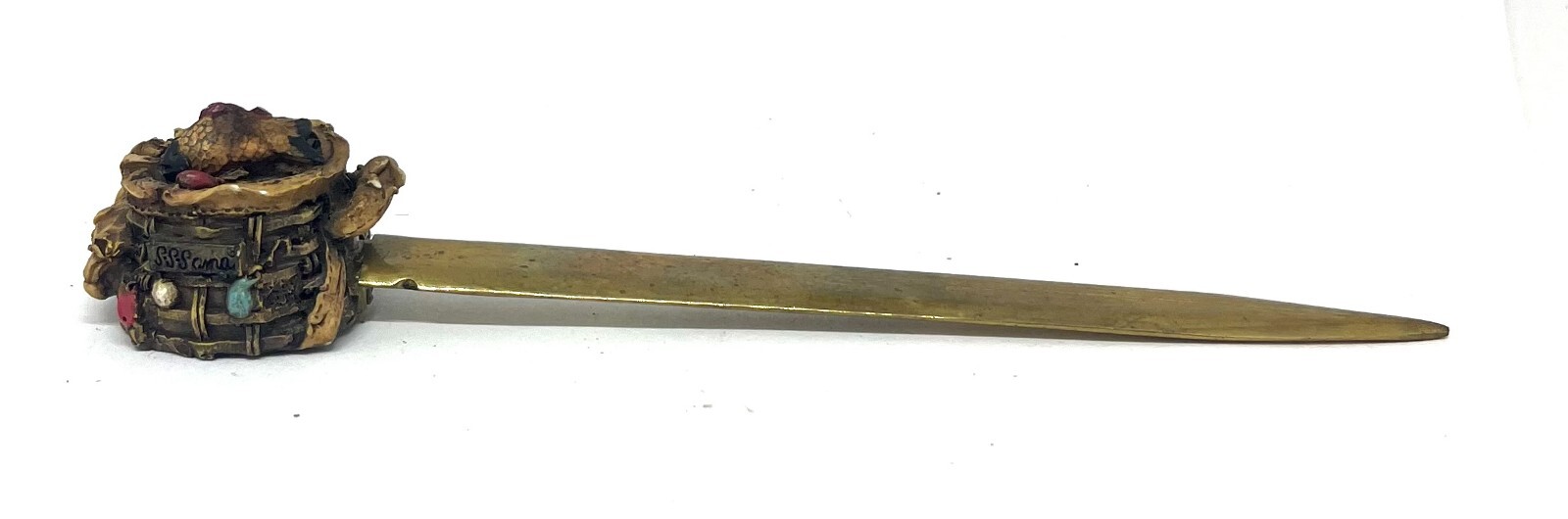 Fishing Creel Desk Accessories – BRASS LETTER OPENER