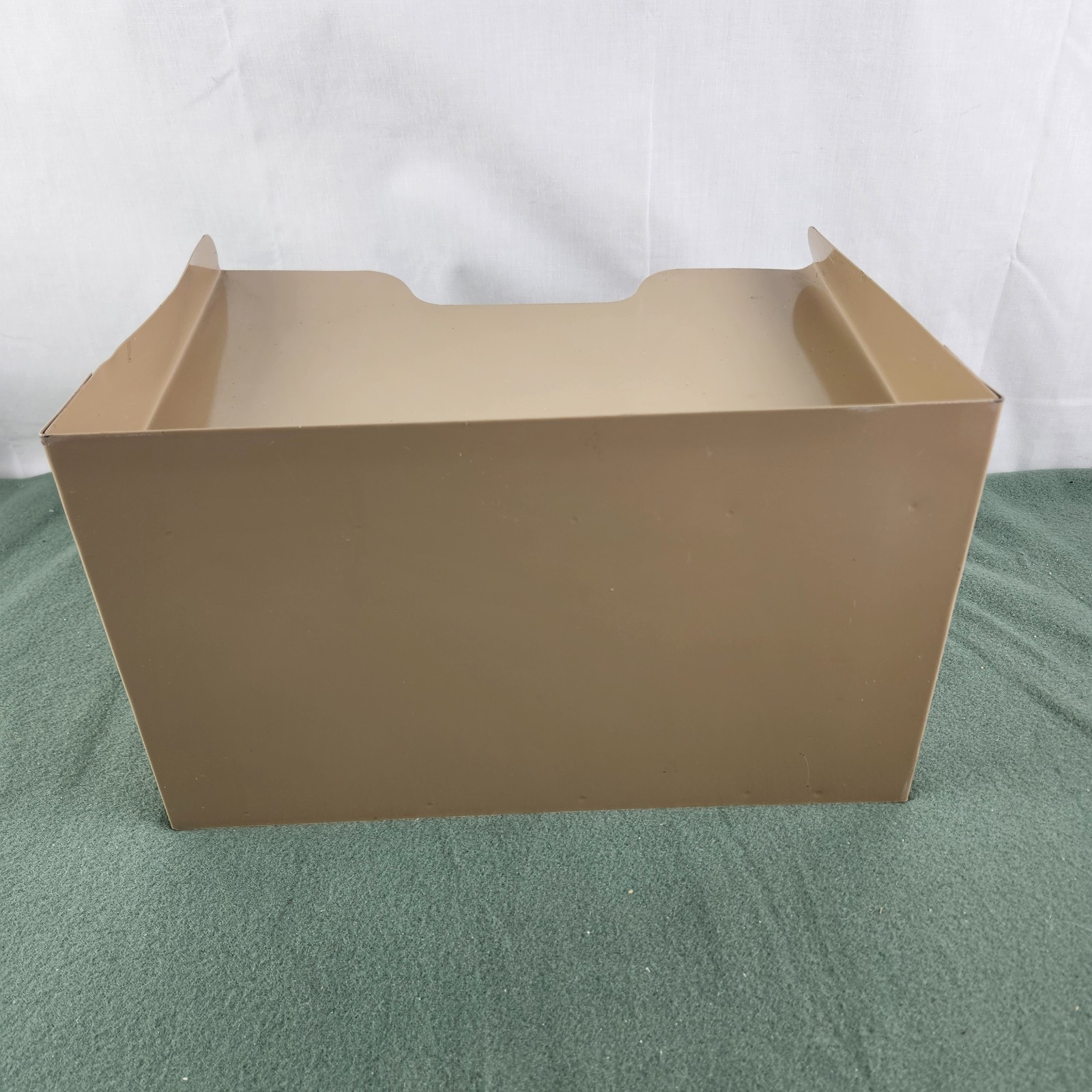 Vintage METAL Desktop File Tray 3 Tier Herald Square 9.5″ X 7.5″ X 12″ Woolworth