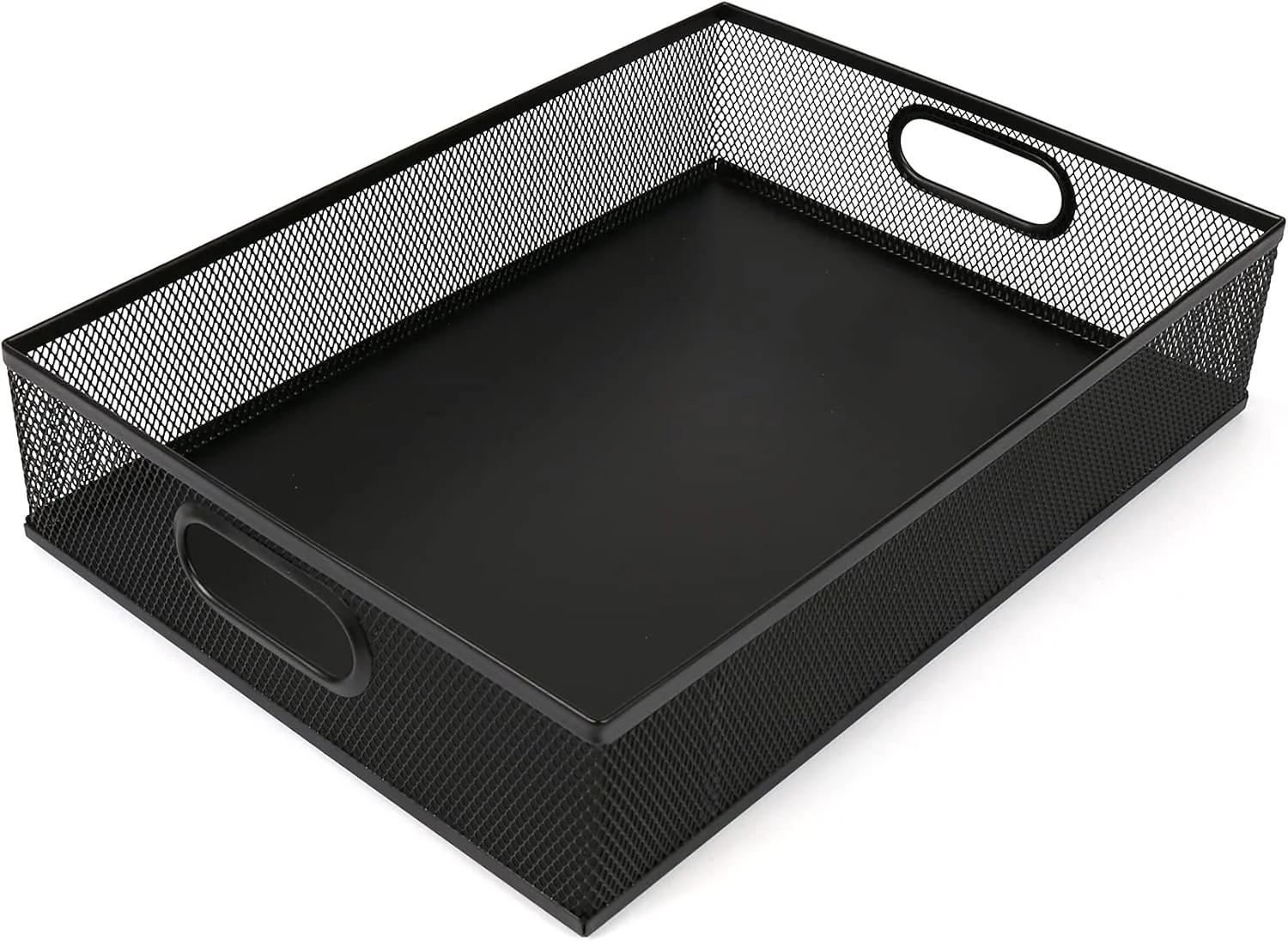 Desk Drawer Organizer, A4 Large Metal Mesh Desk Organizer Tray, Versatile Storag