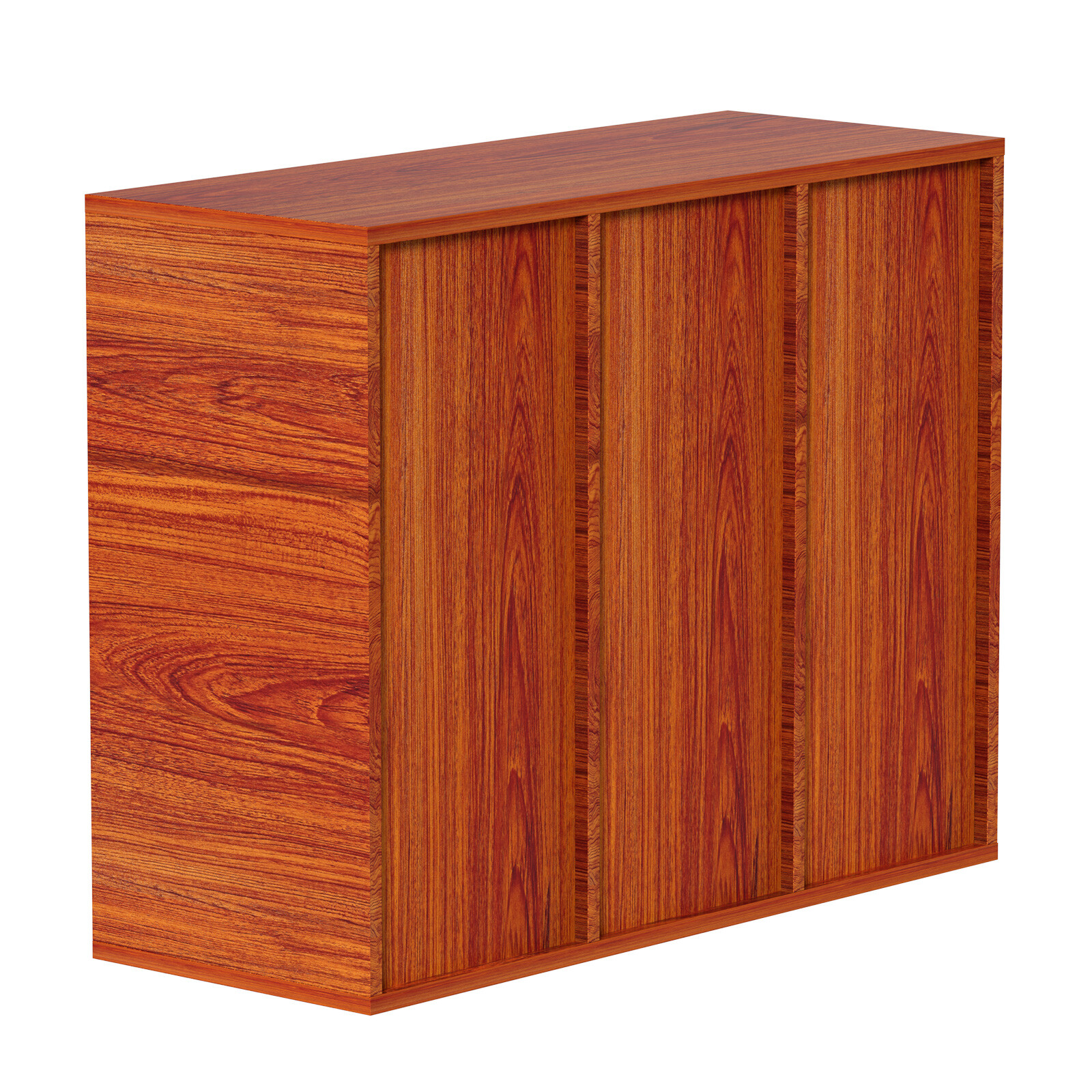 Wood Literature Organizer File Sorter Paper Storage Holder 27 Slots Brown