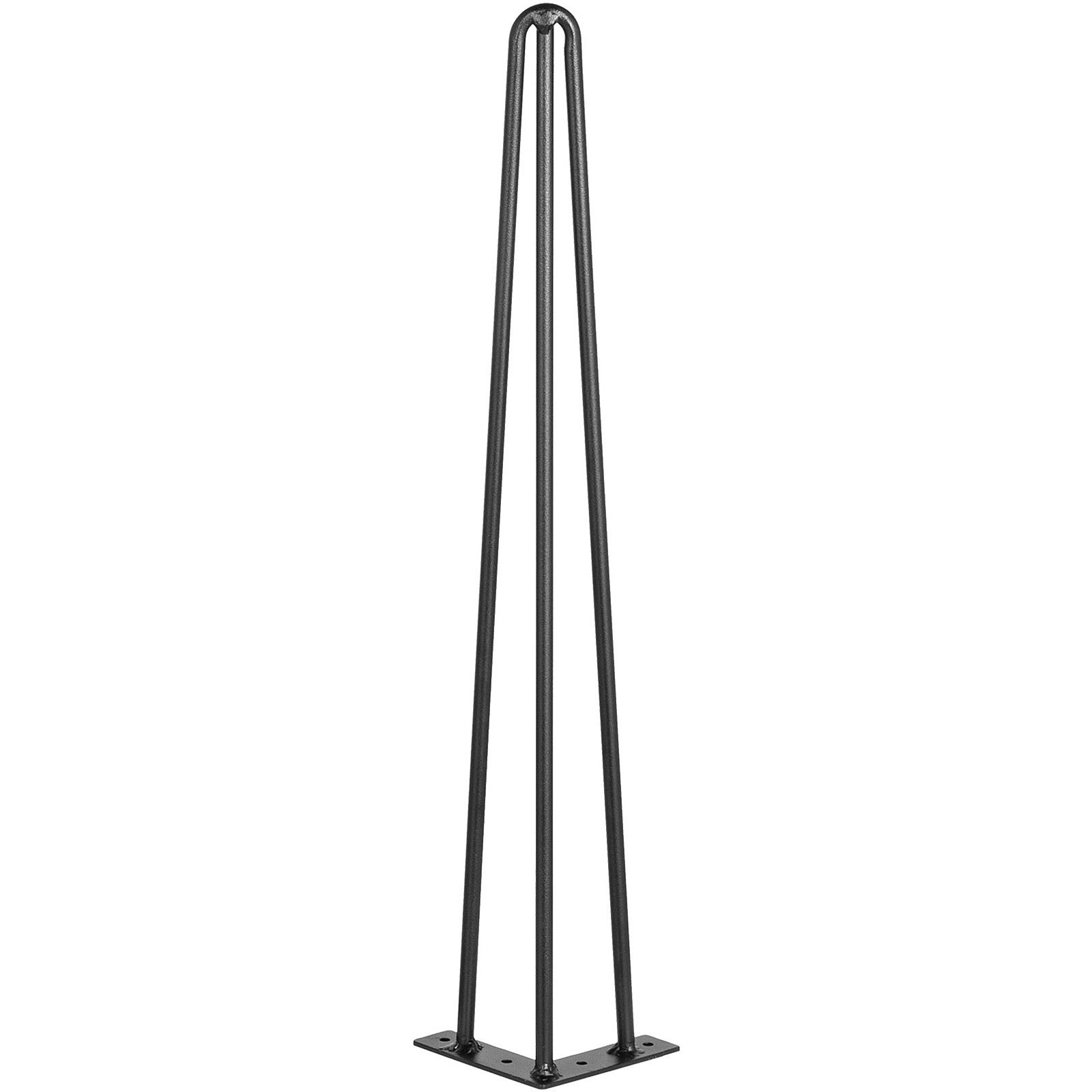 Hairpin Table Legs 22″ Black Set of 4 Desk Legs 880lbs Load Capacity (Each