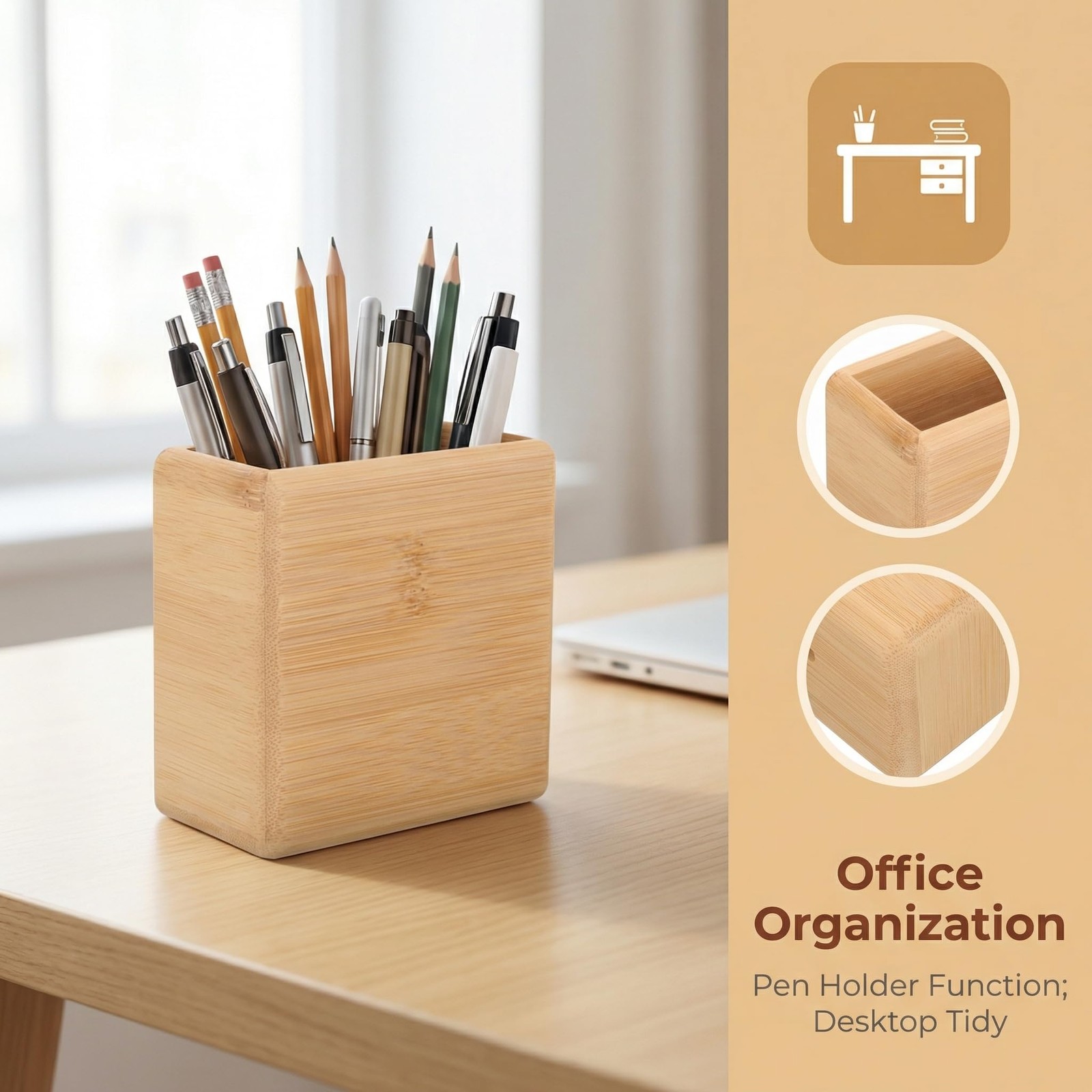 Remote Control Holder Wall Mount – Wood Remote Caddy Organizer for Bedside Co…