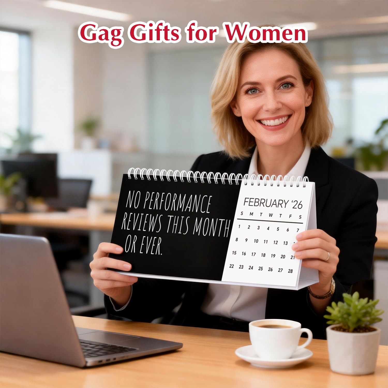 Funny Calendar Gifts 2026,Gag Retirement for Women Men,Novelty Black