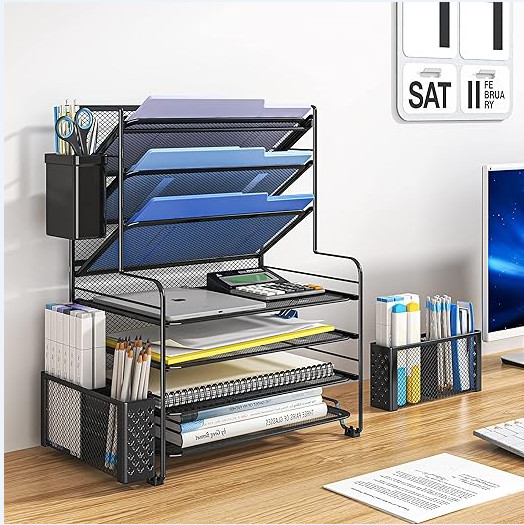 Simple Trending 7 Tier Desk File Organizer