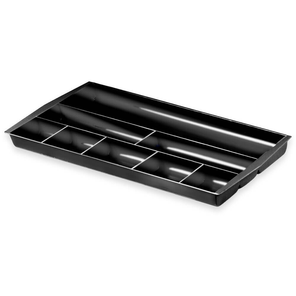 Italplast Recycled Tidy Drawer Tray Black Environmentally Friendly Recyclable