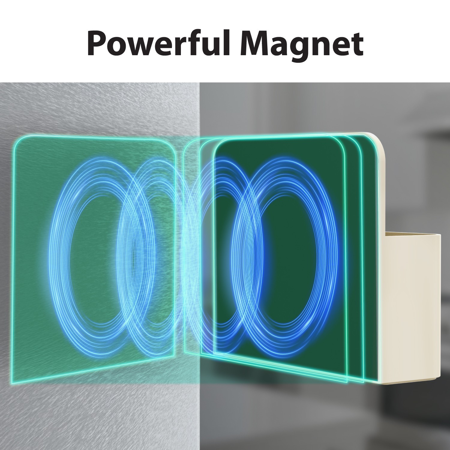 Garnen Magnetic Pen Holder for Refrigerator & Whiteboard, Magnetic Marker Holder