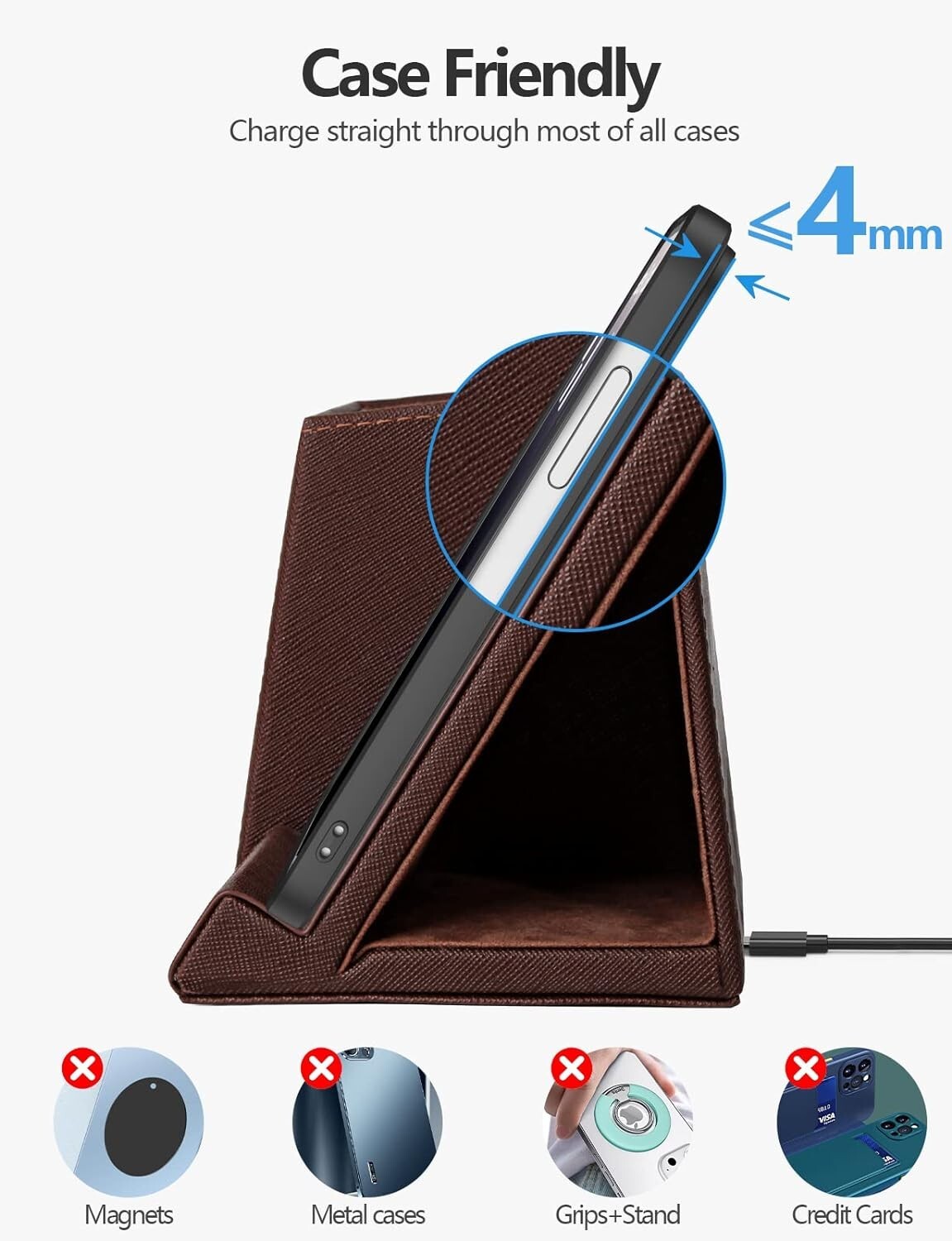 Desk Supplies Organizer, Multi-Functional Pencil Pen Holder with Wireless Cha…