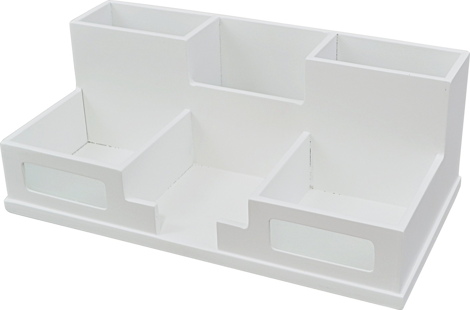 Victor W9525 Pure White Desk Organizer with Smart 4″ x 5.5″ x 10.4″,