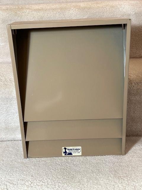 Vintage Buddy Products 3 Tier Slot Metal File Letter Tray Desk / Wall Organizer