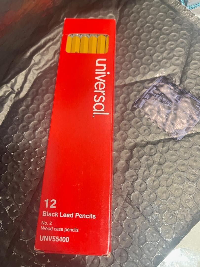 Universal Woodcase Pencil HB #2 Yellow Barrel Dozen 55400(2F)