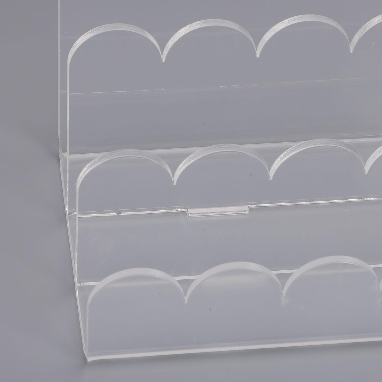 Generic Mail Organizer for Desk, 3 Compartment Acrylic Desktop File Sorter, Mult