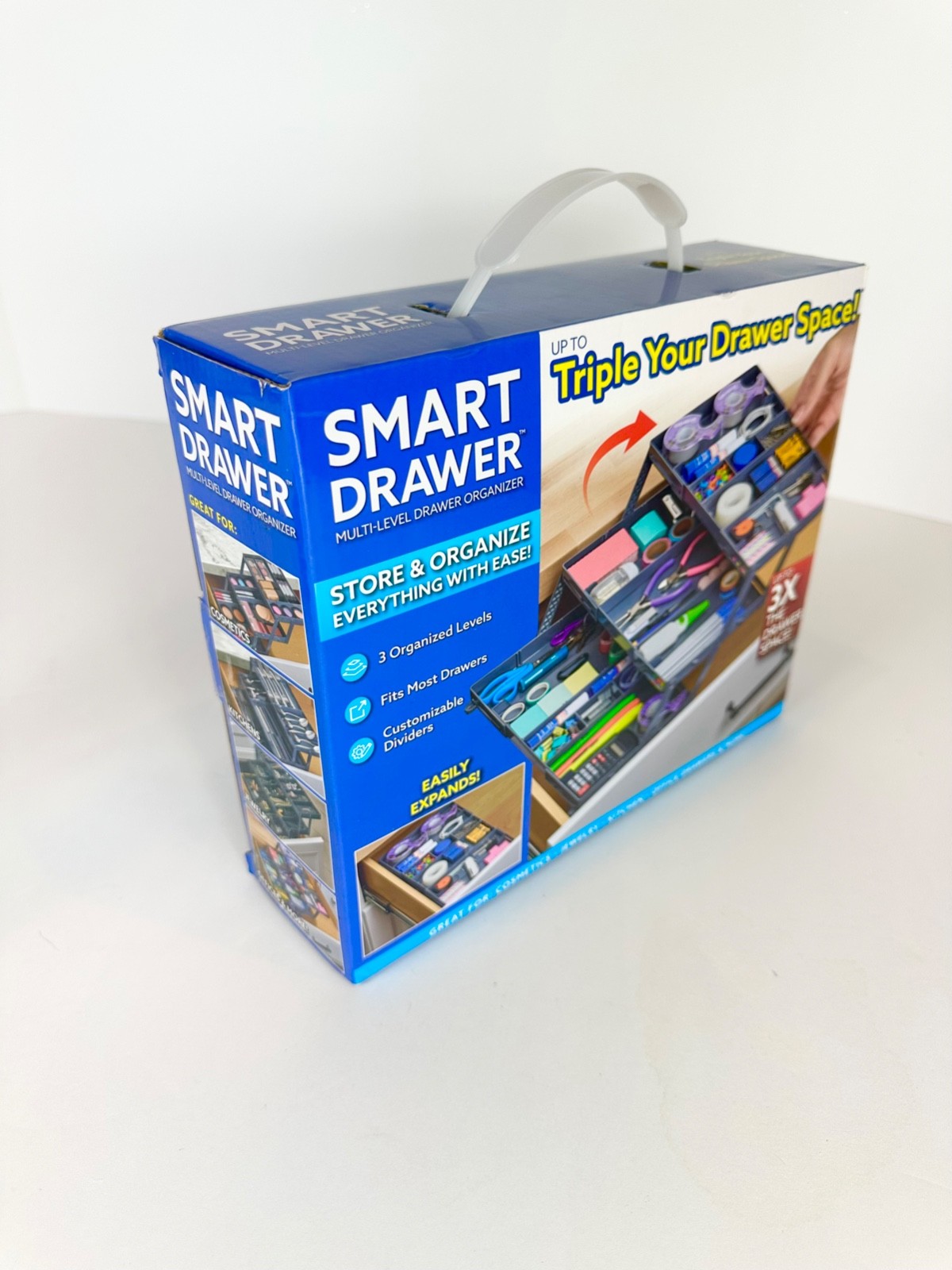 Drawer Organizer, Expandable W/ Customizable Dividers