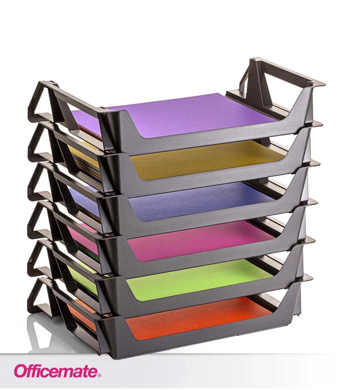 Officemate Stackable Letter Trays (6 Trays)