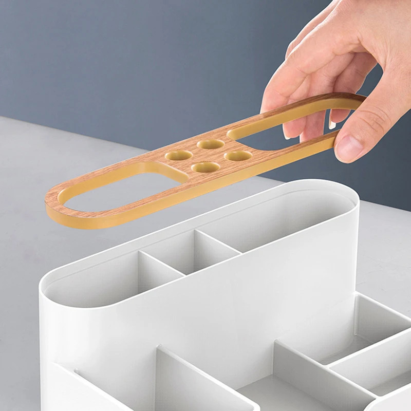 Multifunction Desktop Organizer Pen Holder Stationery Makeup Storage Caddy Box