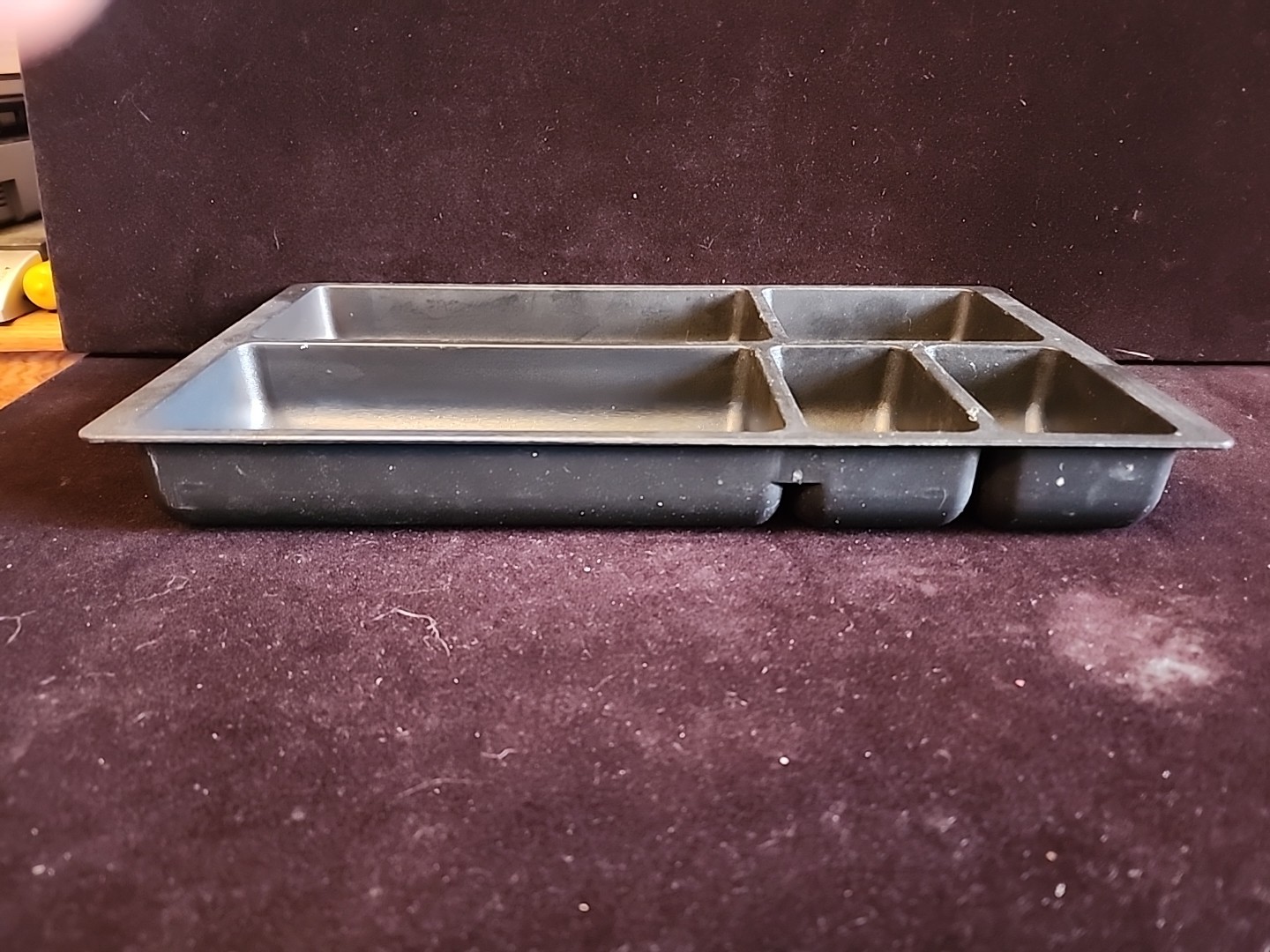 Steelcase Desk Drawer Plastic Office Supply Organizer Black 13″ x 7.25″ x 1.5″