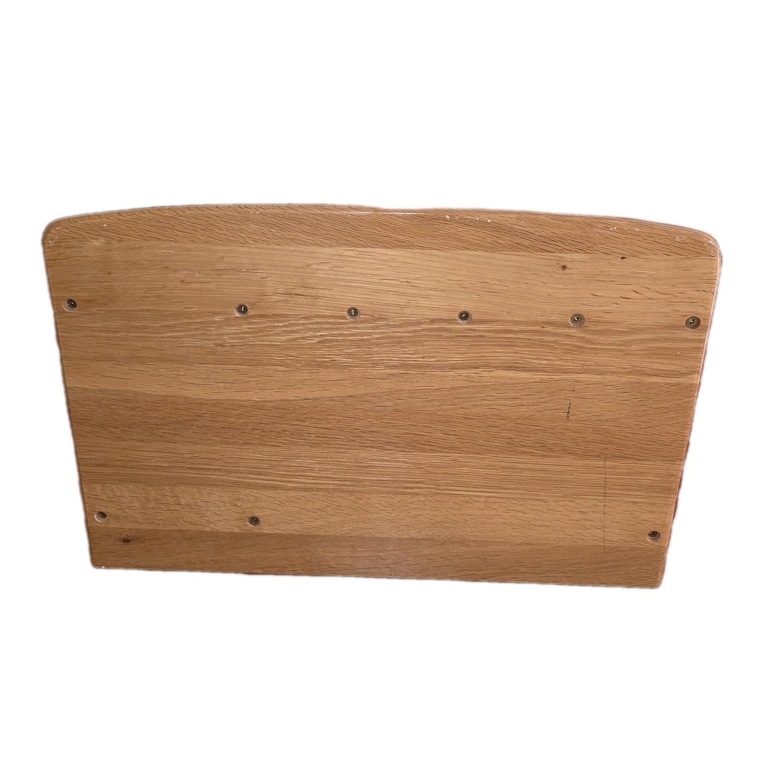 Wood Wooden Desk Top Organizer Julie Pomerantz Books Paper Files Bills Notebooks