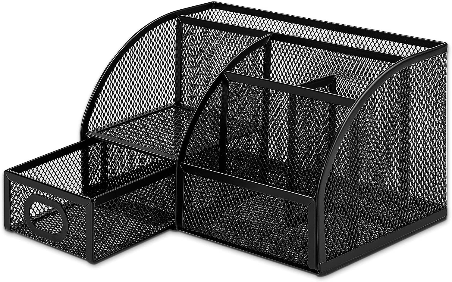 Mesh Pen Holder Desktop Organizer Office Caddy Storage Writing Supplies Black