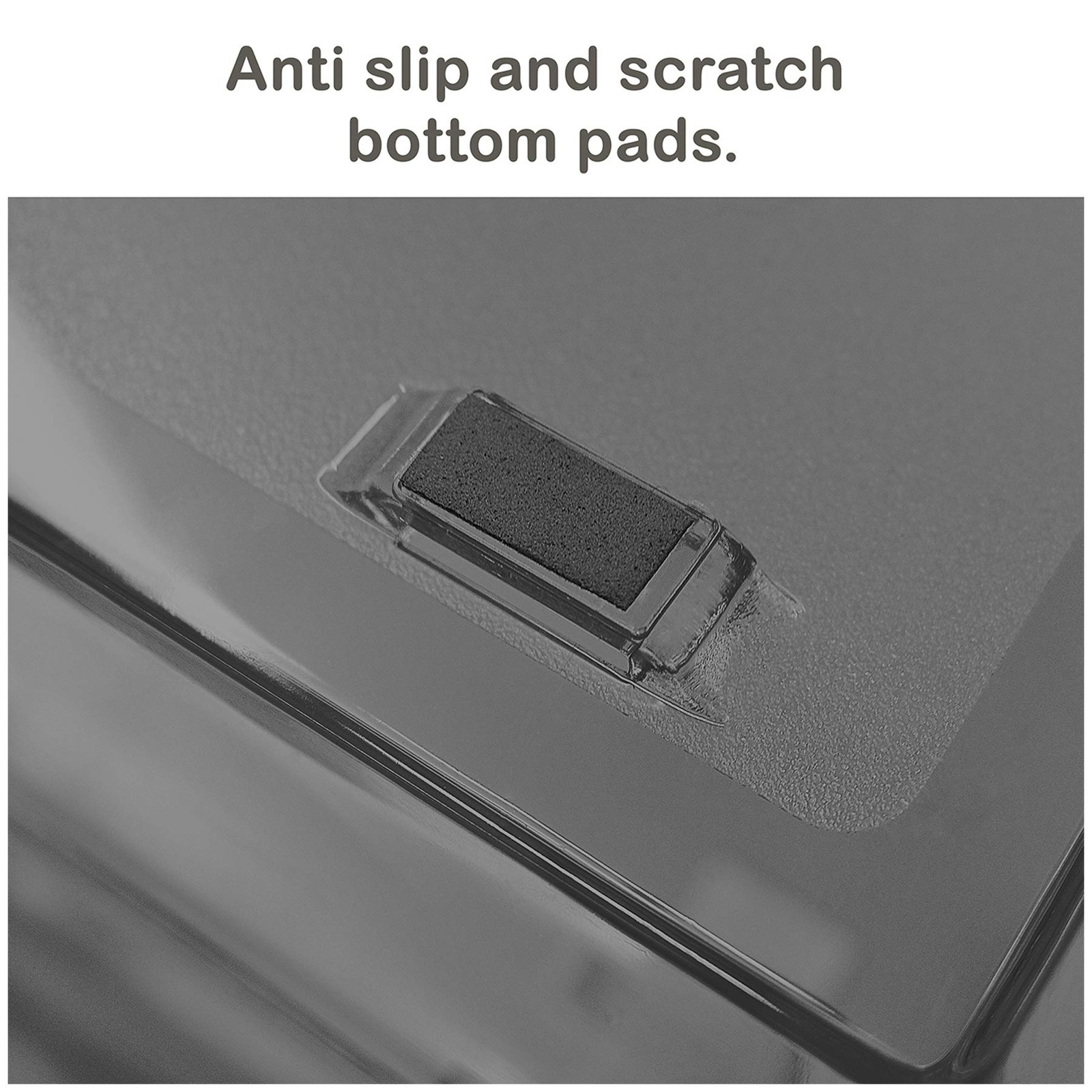2 Tier Letter Tray Side Load Letter Size A4 Desktop File Organizer Clear Gray