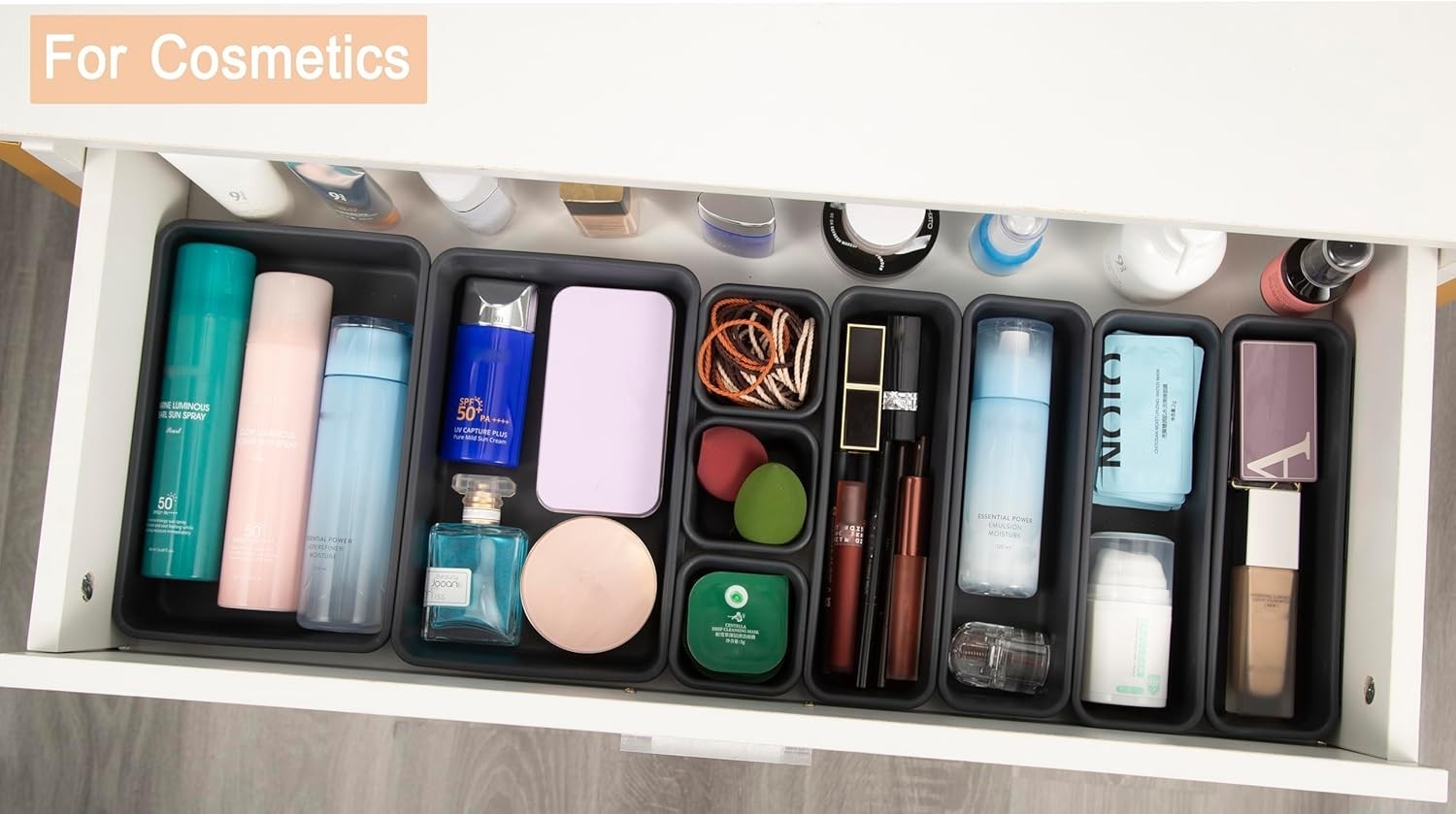 15 PCS Interlocking Desk Drawer Organizer Separator for Office,Bathroom,Kitch…