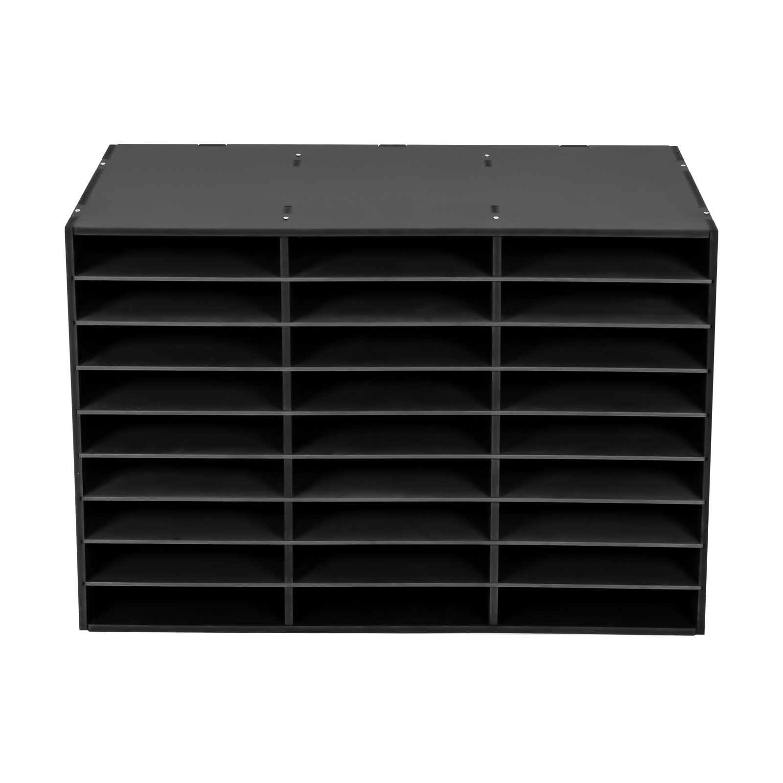 Wood Literature Organizer File Sorter Paper Storage Holder 27 Slots (per 400 A4）