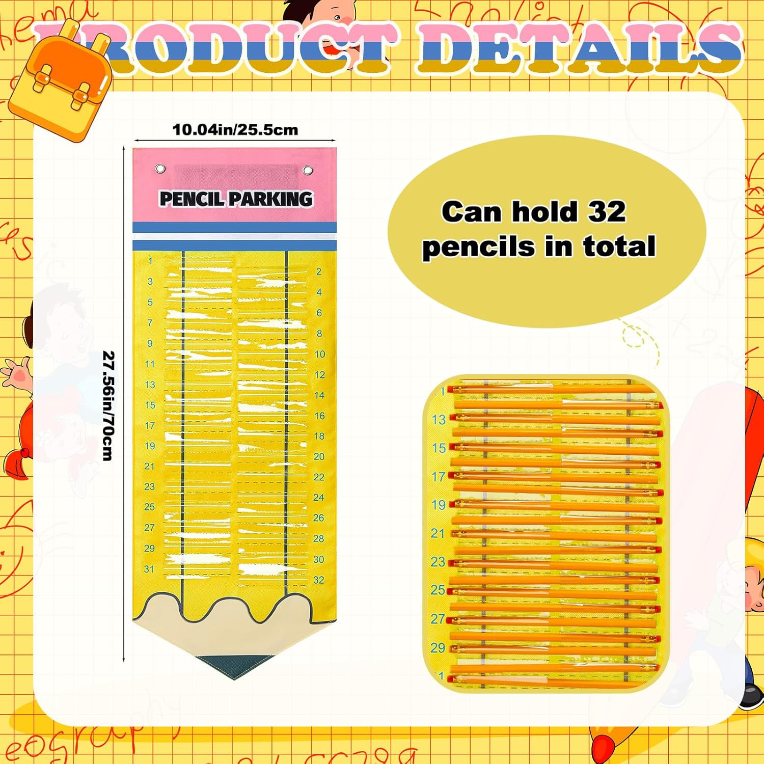 Magnetic Pencil Dispenser and Organizer for Classroom – Teacher Gift 2026
