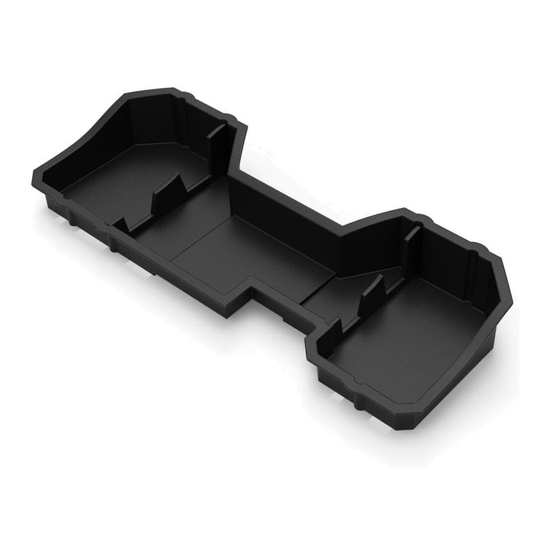 Underseat Storage Box Silverado Sierra 1500 2500HD 3500HD 14-19 Crew Cab Black