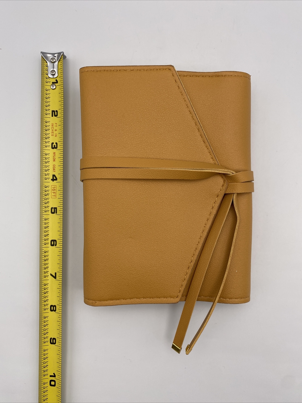NEW Glass Ladder & Co Vegan Leather Katherine Tech Organizer Roll Honey Wallet