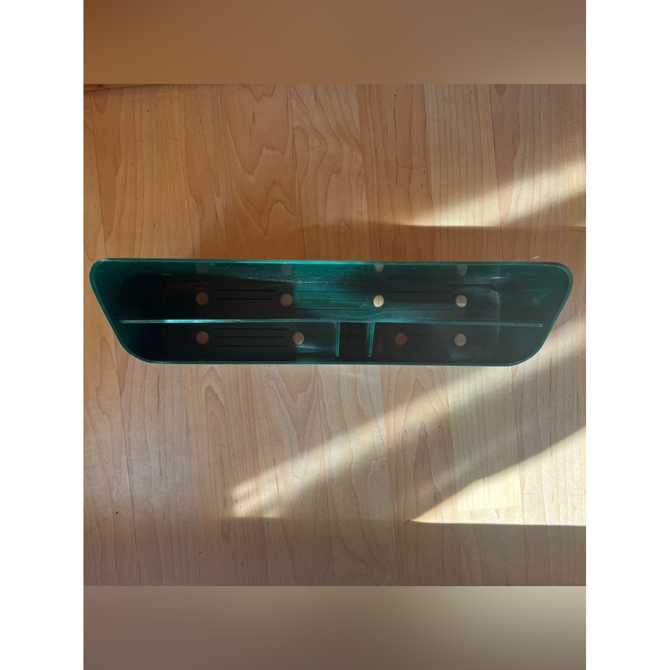 VTG 80s Eldon Desk Organizer Forest Green Acrylic Wall Option New! Office Work