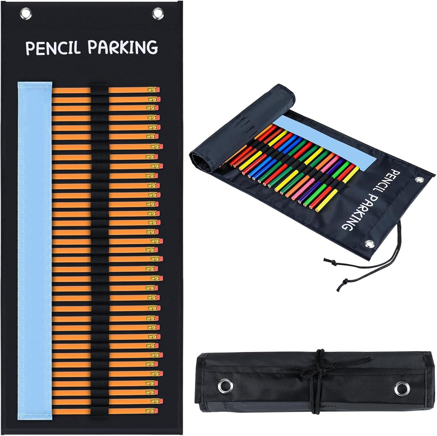 2-Pack Pencil Parking for Classroom, Pencil Holder for Desk Organizer