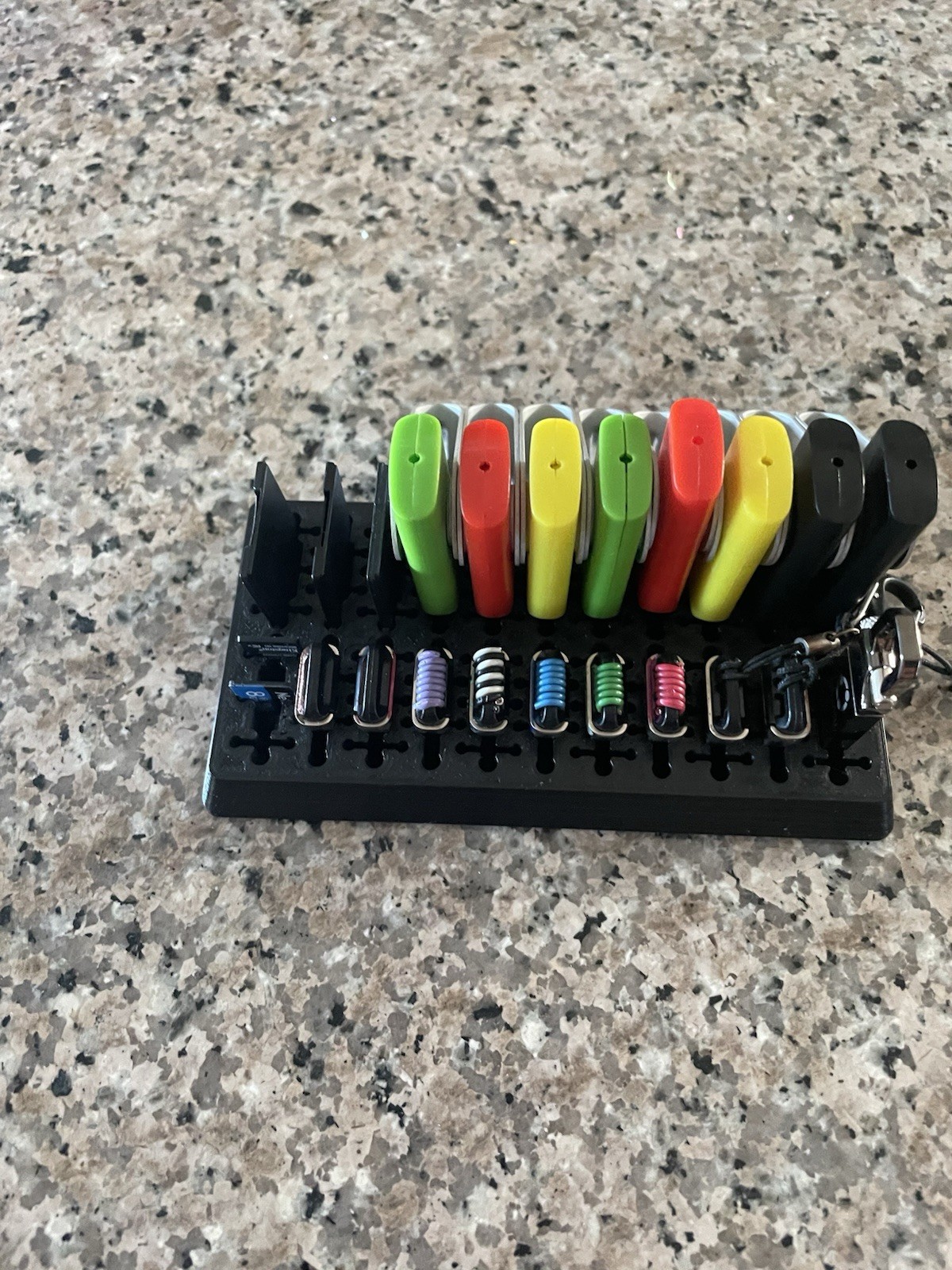 USB and SD Card Organizer | USB Holder | Memory Card Storage | Desk Cable