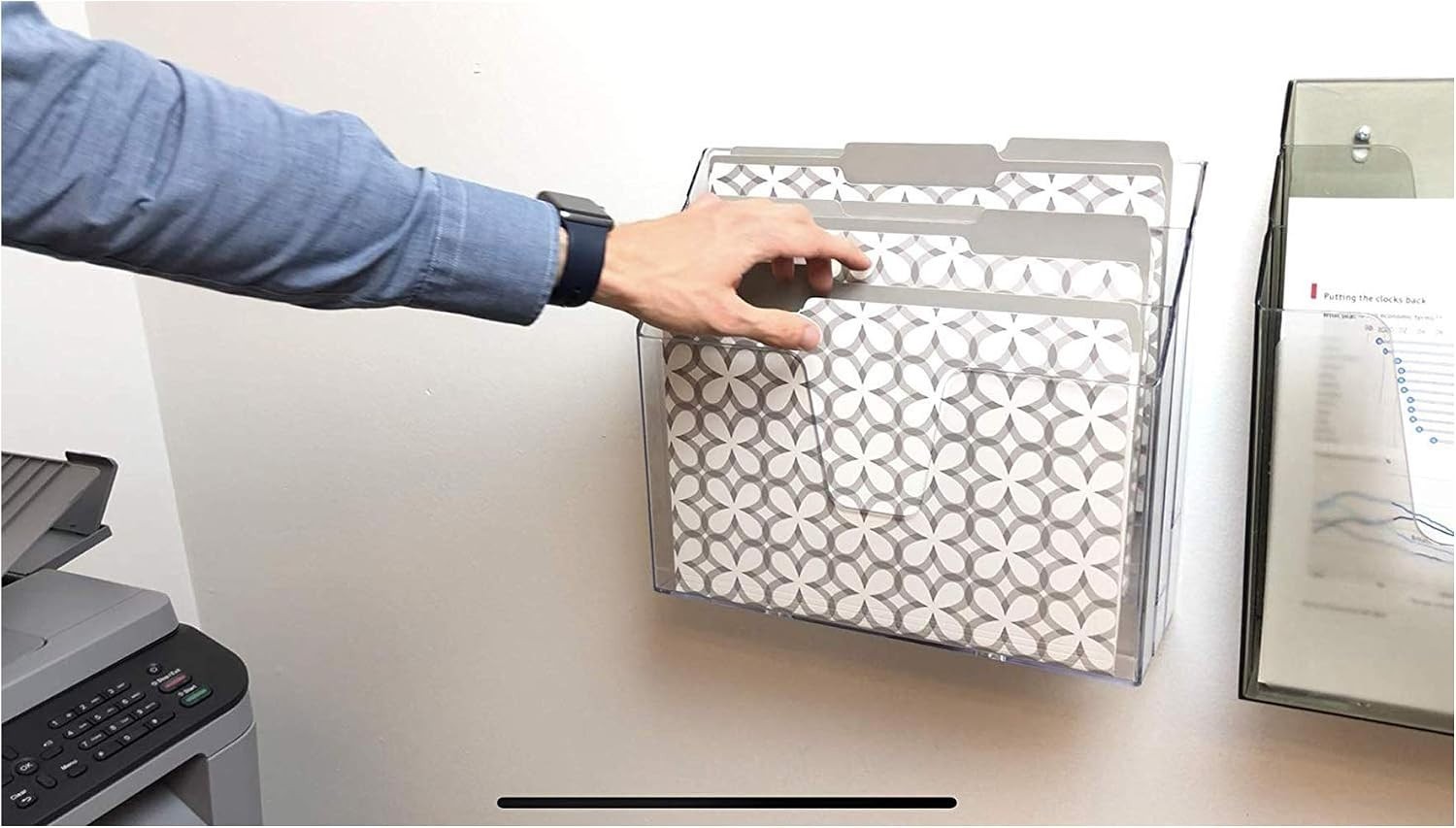 Versatile Open Top Desktop Organizer with 3 Compartments for Efficient Filing