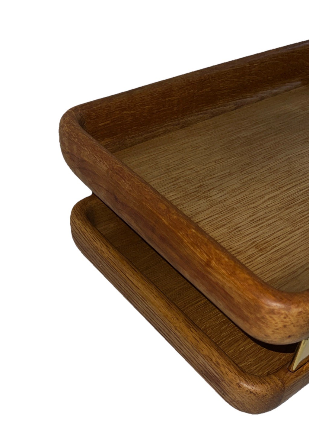 Mid-Century Eldon Woodline 1985 Paper Tray in Oak, Series 6500