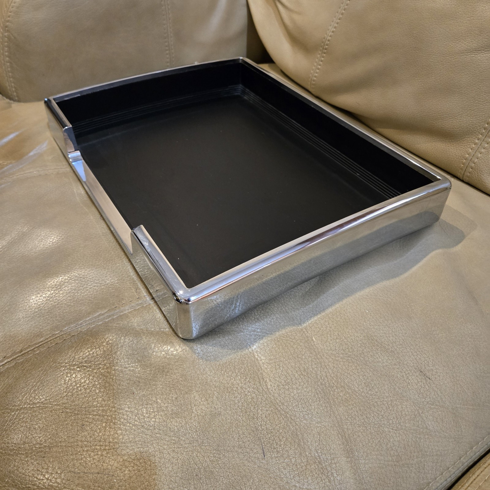 TENEX 500 Class Metal Side Loader Letter Tray Part No. 22000 Made In USA, Nice!