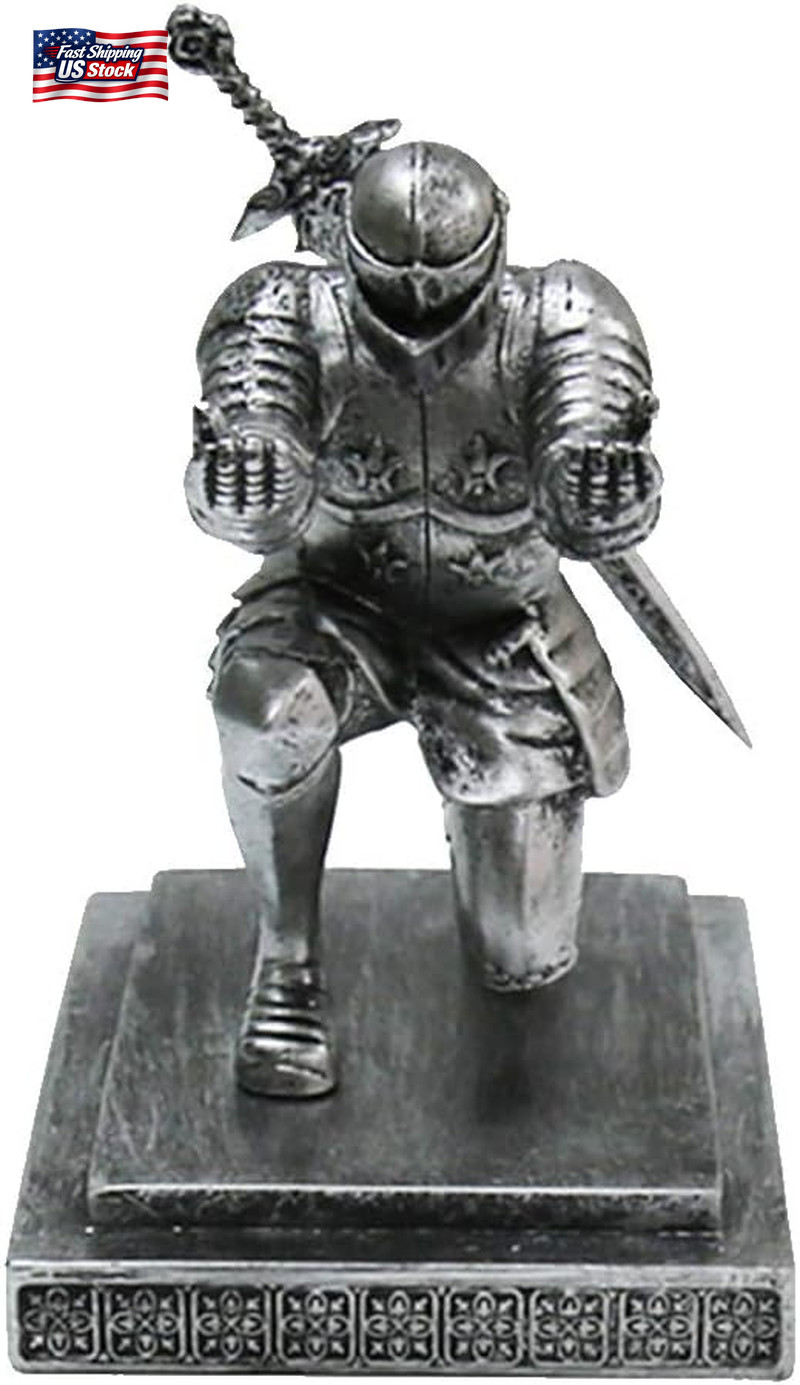 Knight Pen Holder Magnetic Cool Desk Accessories and Organizers Executive Soldie