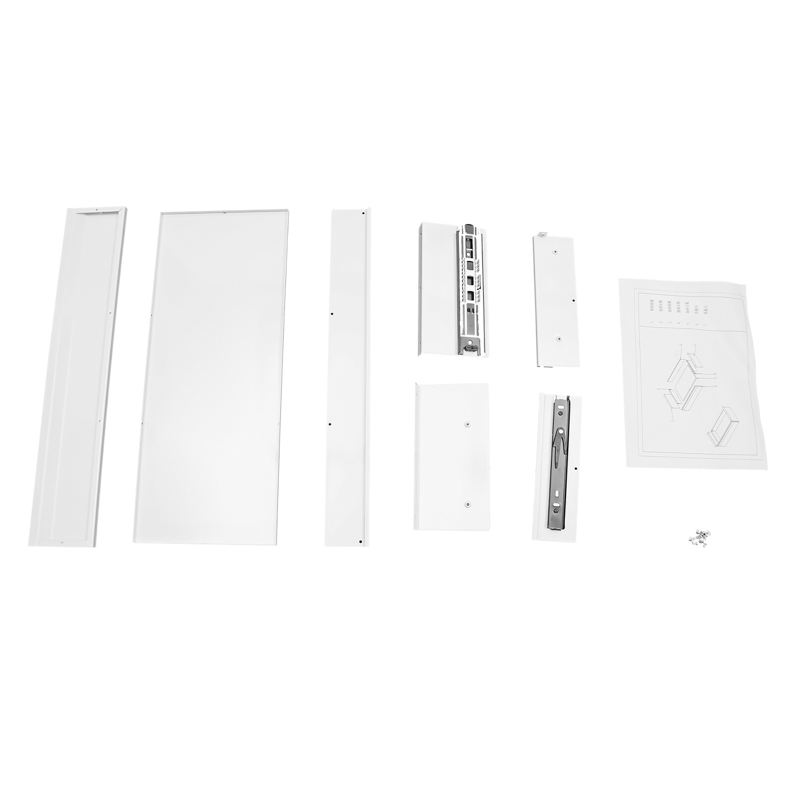 Space Saver Sliding Under Desk Storage Drawer Pull-out Drawer for Sit Stand Work