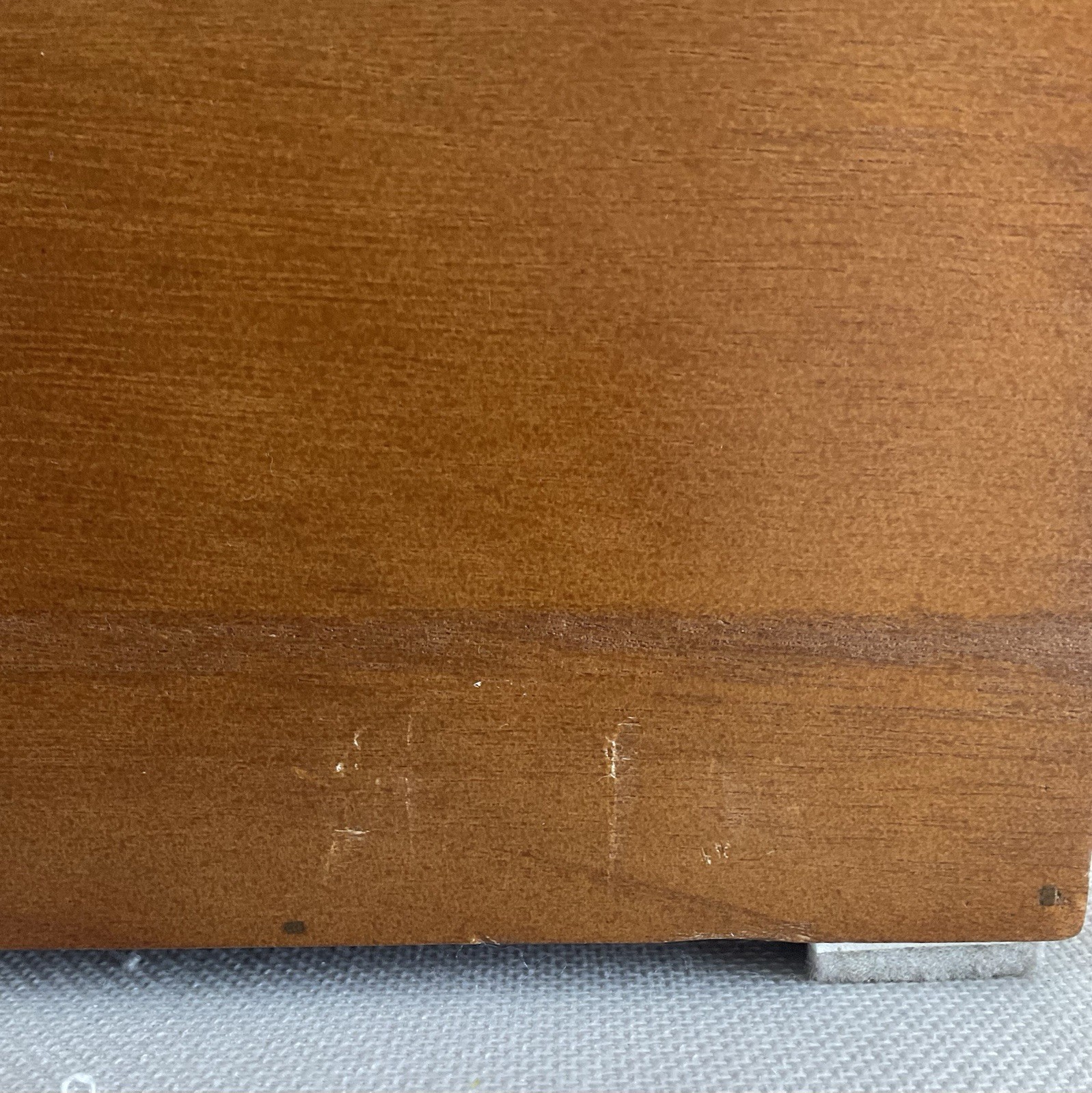 Vtg 31 Day Wooden Desktop Bill/Mail Organizer w/ 31 Slots and Large Drawer READ