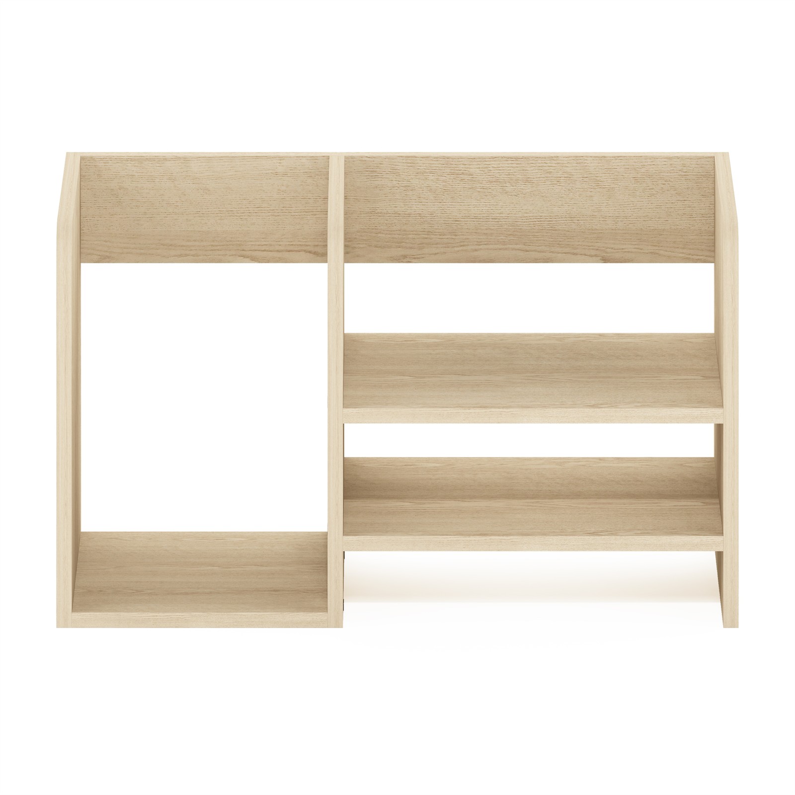 Furinno HERMITE Wood Desktop Book and Home Office Supplies Storage Bauhaus Oak