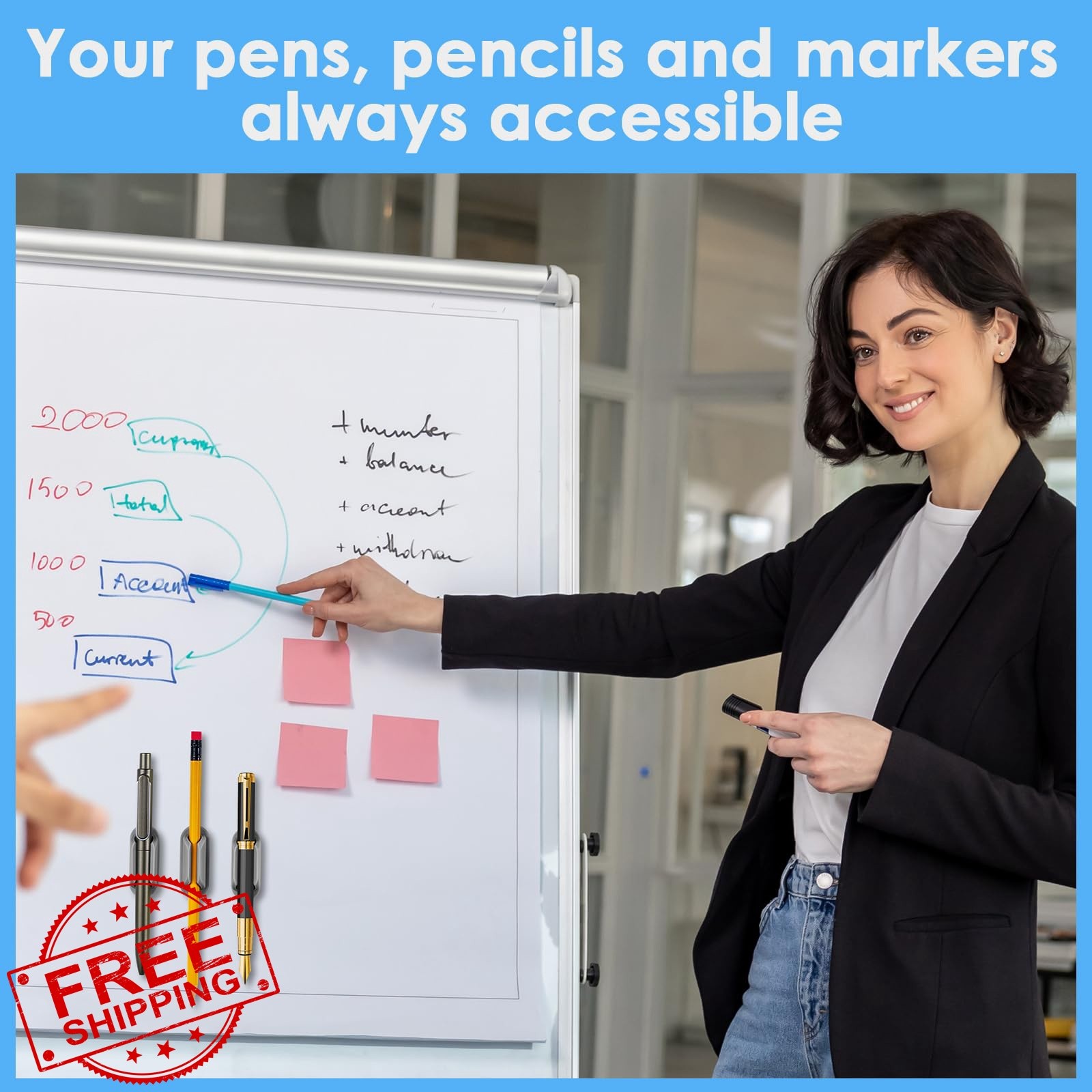 VZZNN Pencil Holder Grey 20 PCS