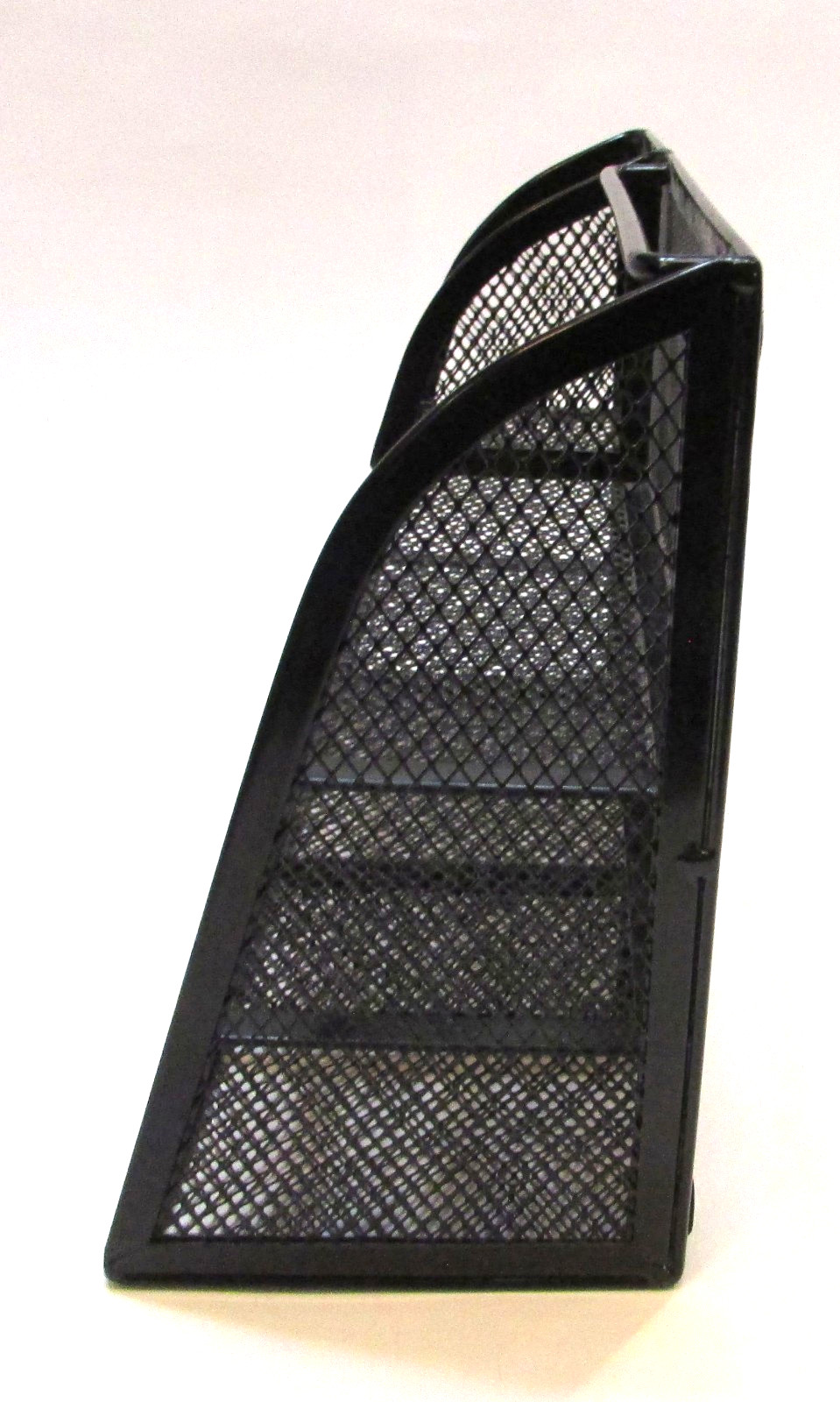 Black Steel Mesh School Home Office Desktop Organizer Horizontal or Vertical