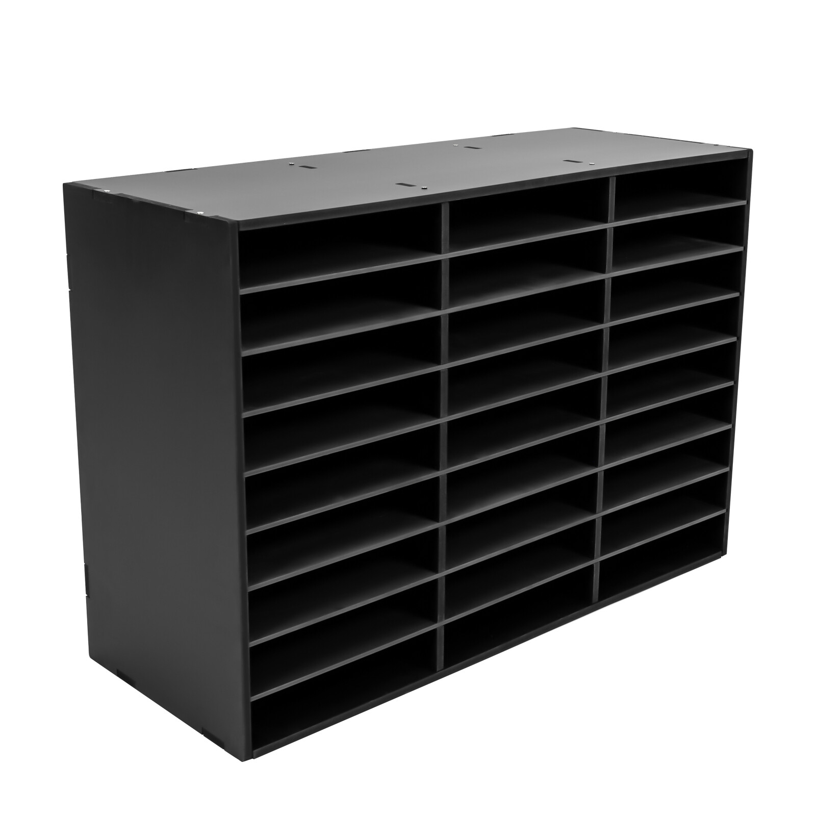 Wood Literature Organizer File Sorter Paper Storage Holder 27 Slots (per 400 A4）