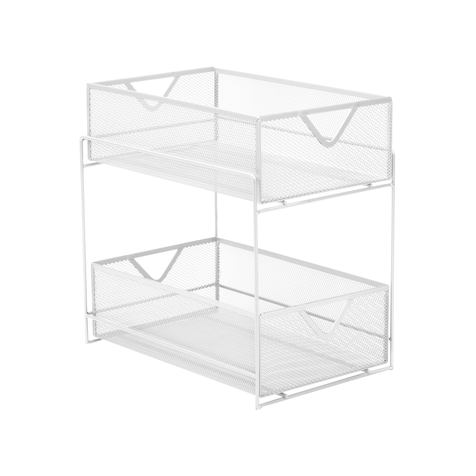 Mind Reader Accessory Organizer, Supply 8.25″ L x 12.5″ W x H, White