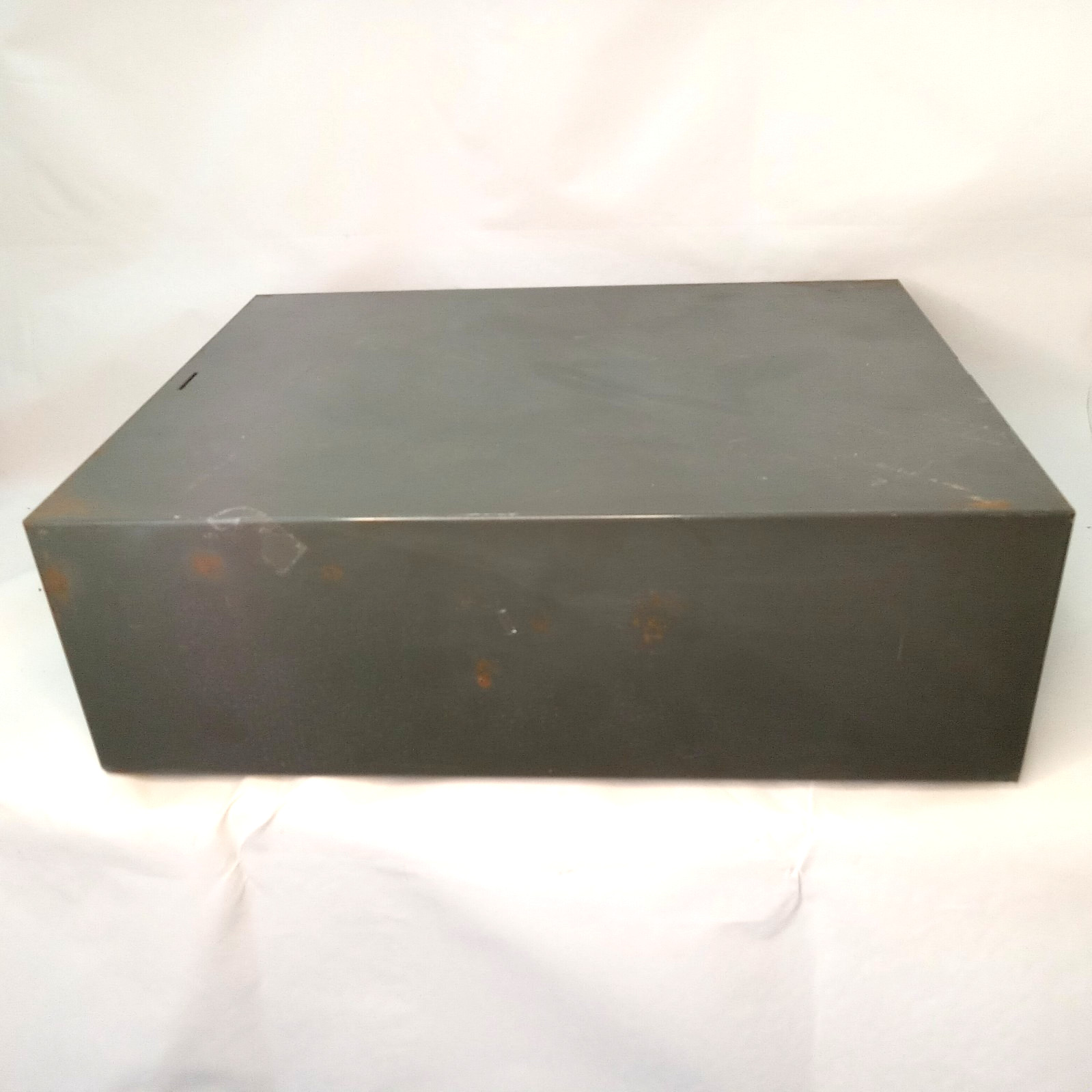 Vintage ASCO 2 Drawer Steel Index Card Cabinet Filing Cabinet