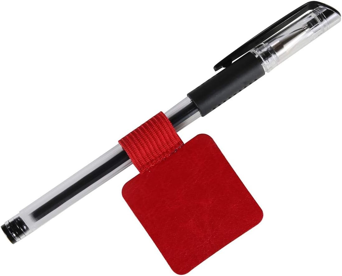SLSON 12 Pack Notebook Pen Loop Holder Self Adhesive 12 Colors New